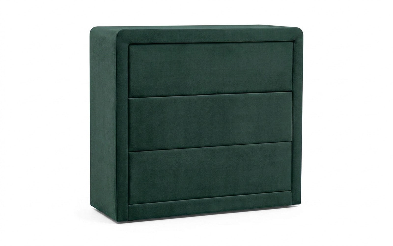 Orly dresser in Sky Velvet 42 fabric, product photo on white background
