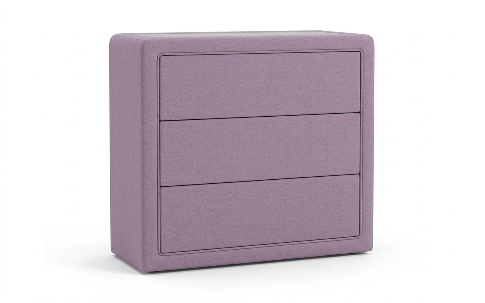 Orly dresser in Velutto 11 fabric, product photo on white background