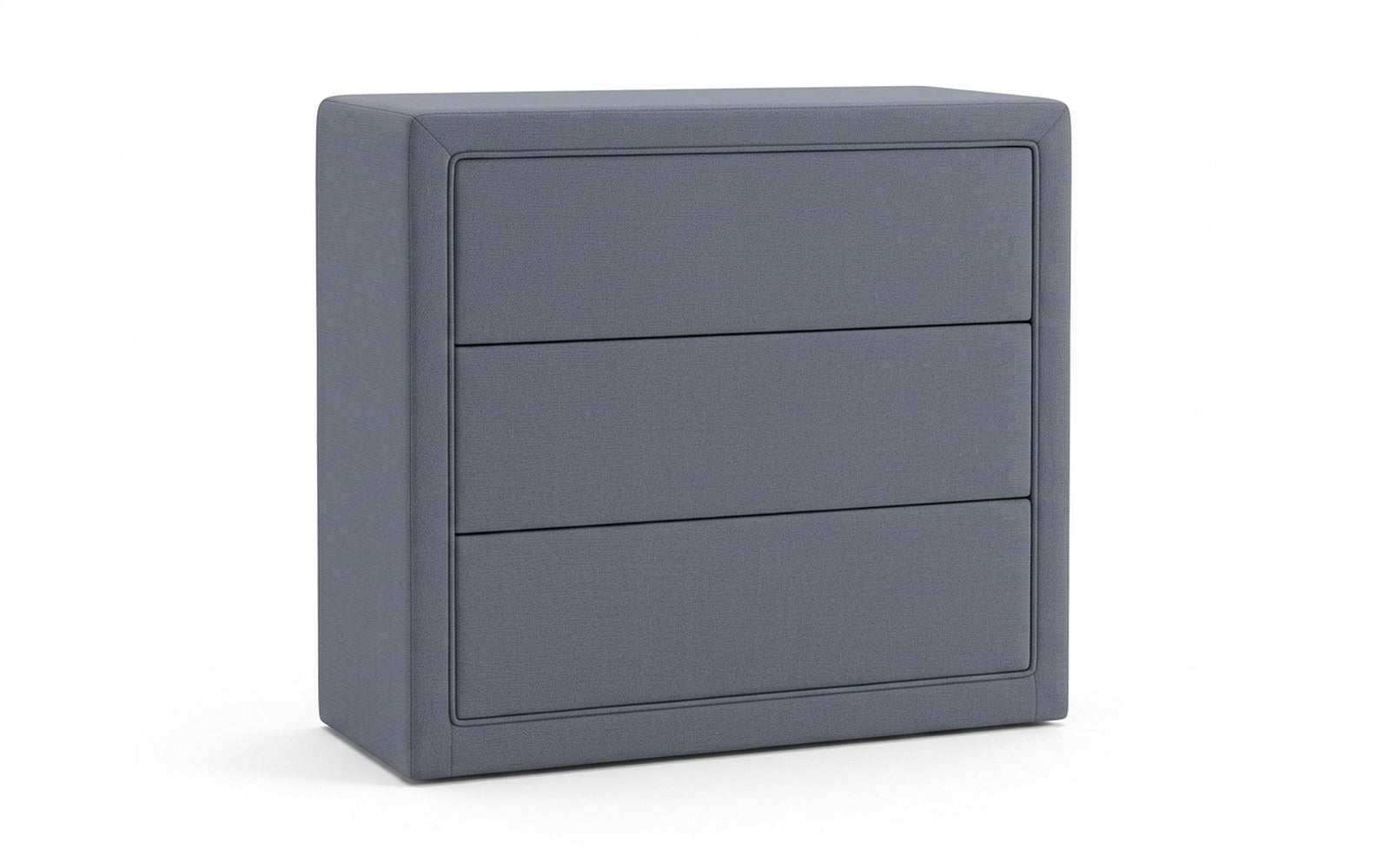 Orly dresser in Velutto 32 fabric, product photo on white background