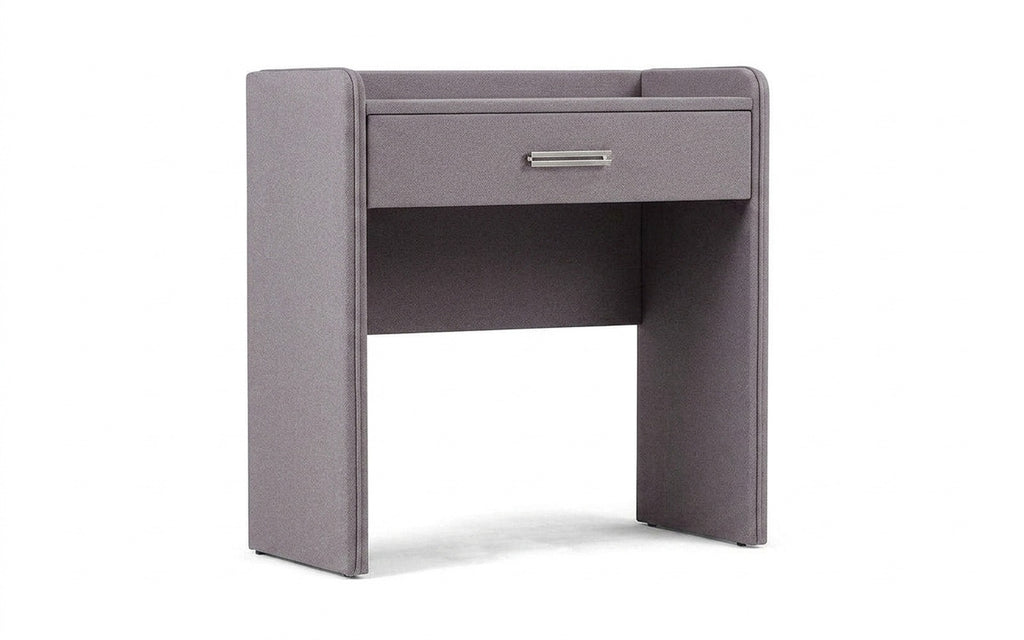 Fransis dressing table in Aura 03 fabric, product photo on white background
