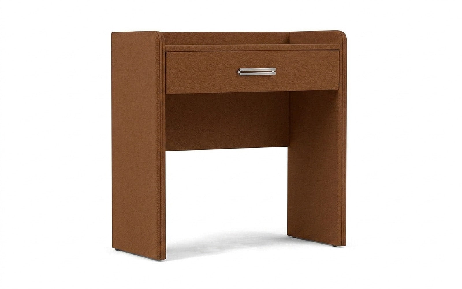 Fransis dressing table in Casanova Desert fabric, product photo on white background