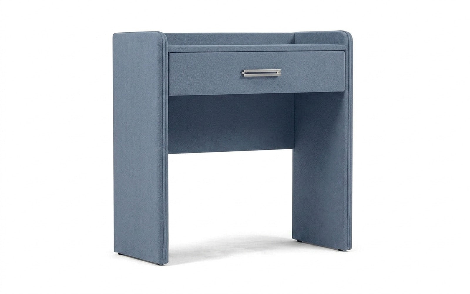 Fransis dressing table in Casanova Ice fabric, product photo on white background