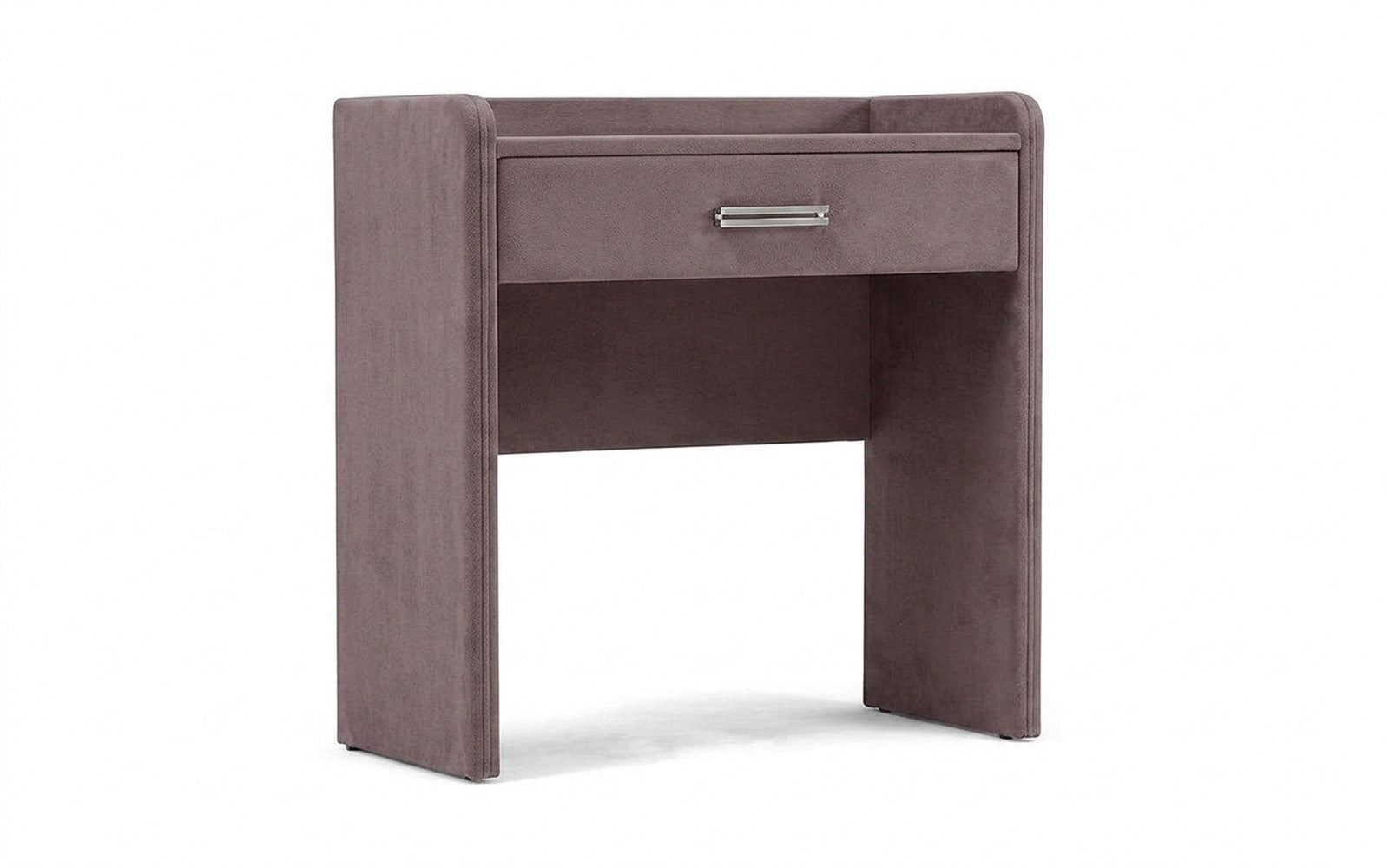 Fransis dressing table in Casanova Lilac fabric, product photo on white background