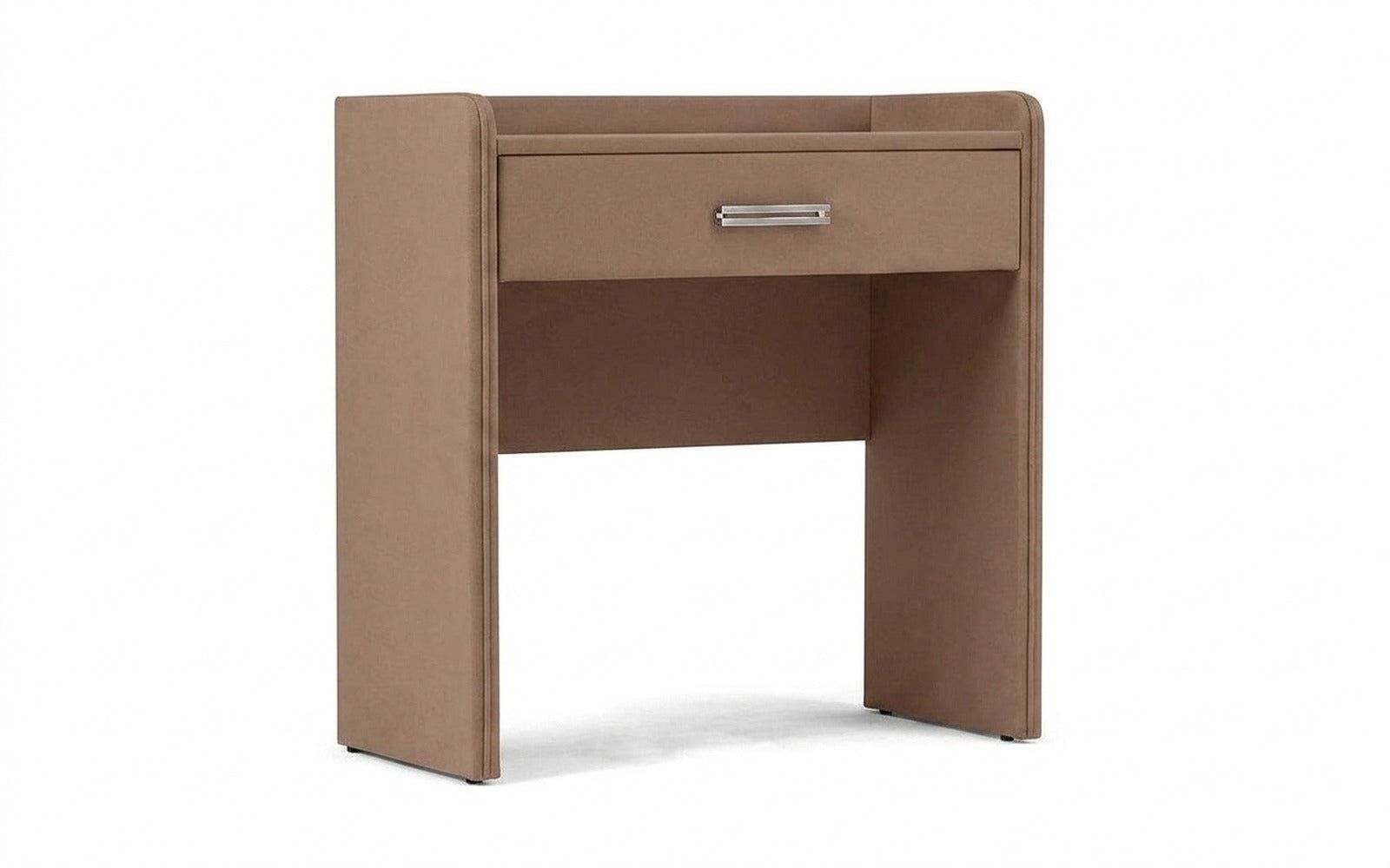 Fransis dressing table in Casanova Stone fabric, product photo on white background