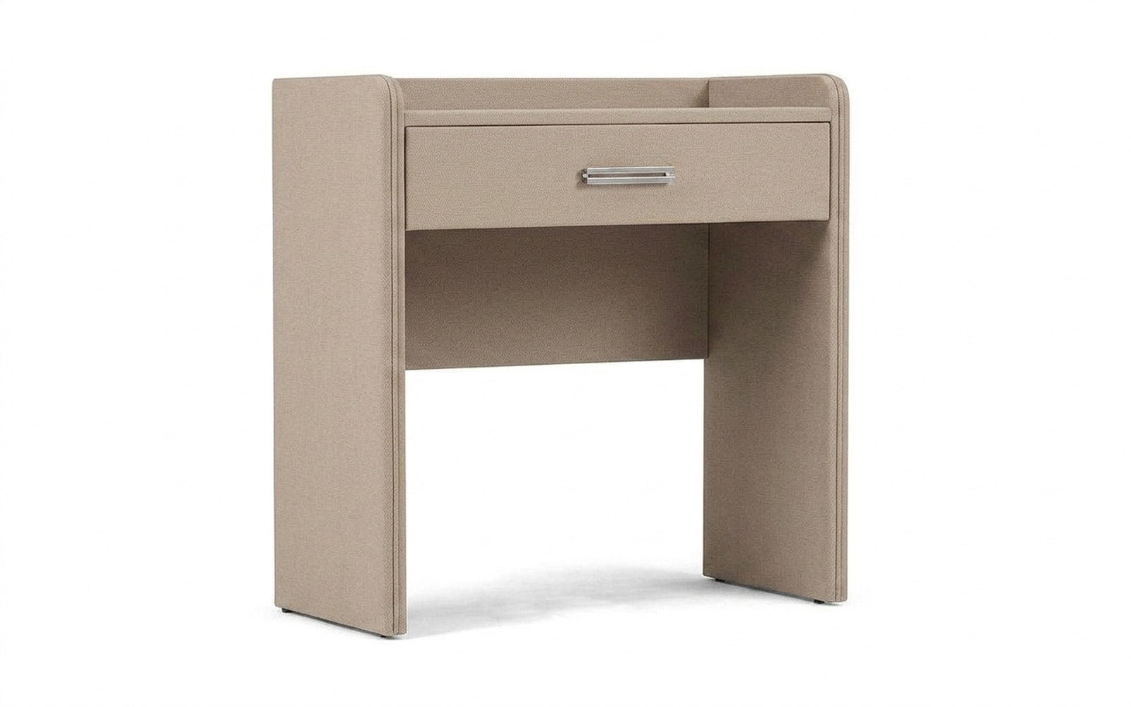 Fransis dressing table in Dumont 02 fabric, product photo on white background