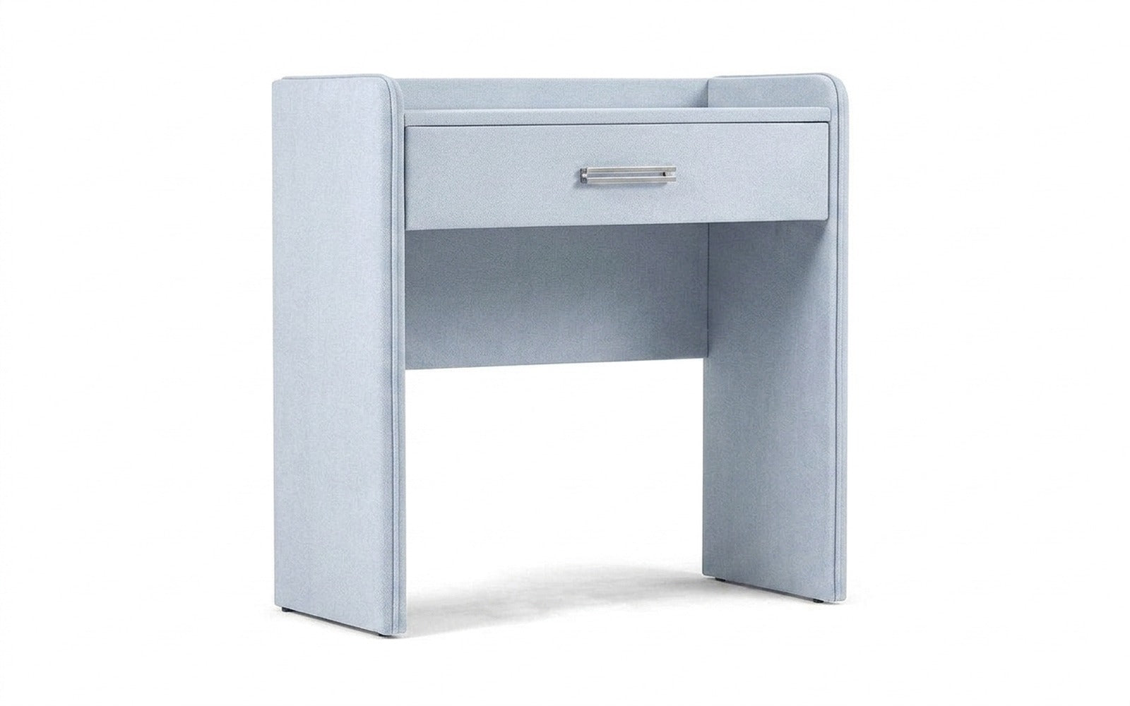 Fransis dressing table in Galaktika Cloud fabric, product photo on white background