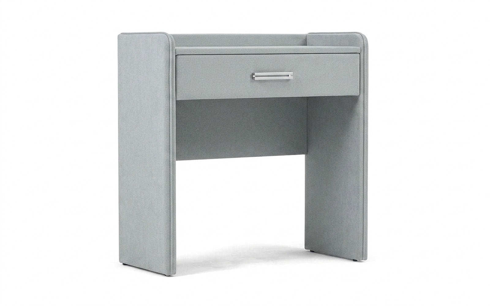 Fransis dressing table in Royal I Aqua fabric, product photo on white background
