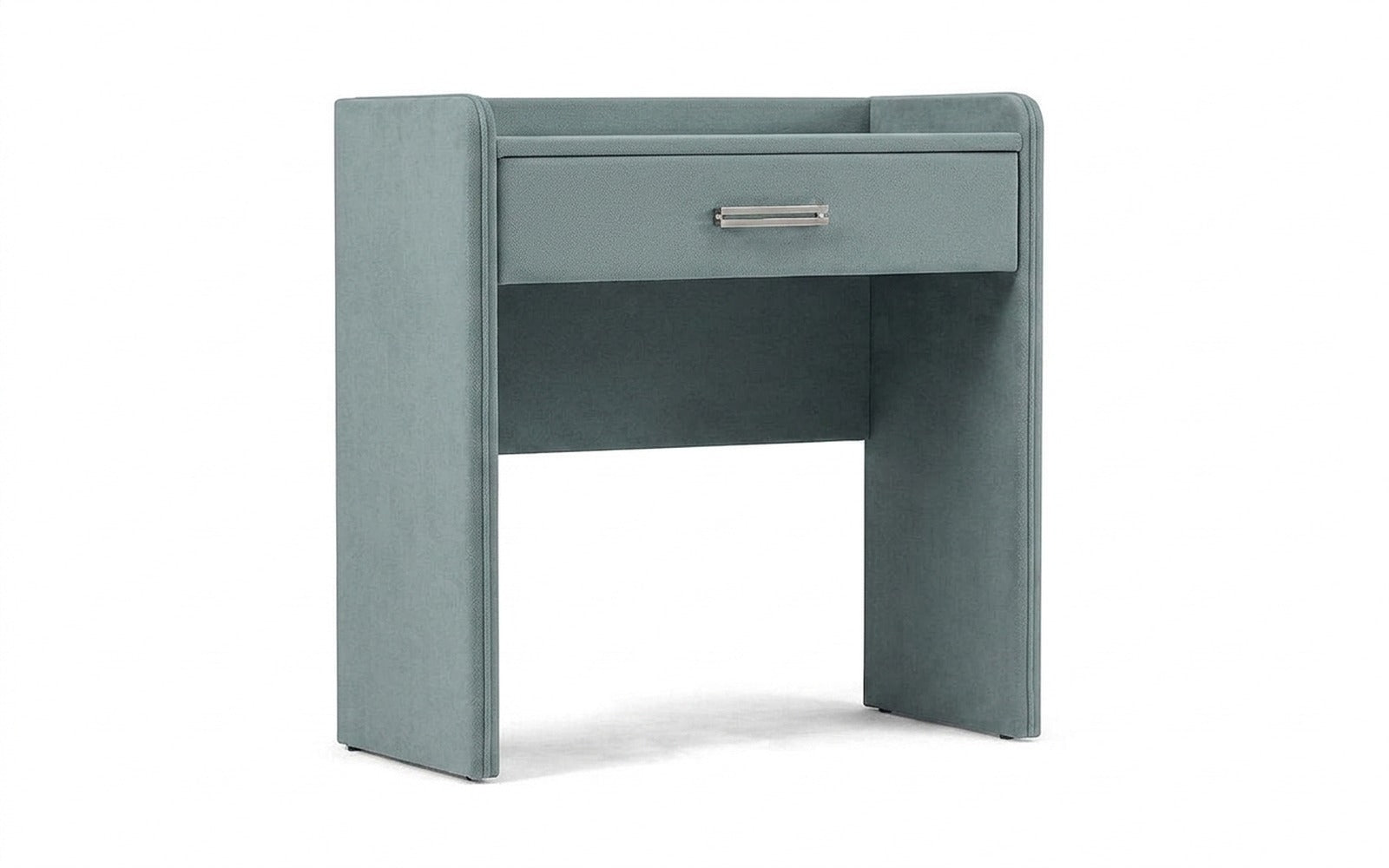 Fransis dressing table in Royal I Capri fabric, product photo on white background
