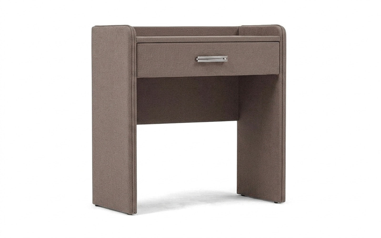 Fransis dressing table in Royal I Shiitake fabric, product photo on white background
