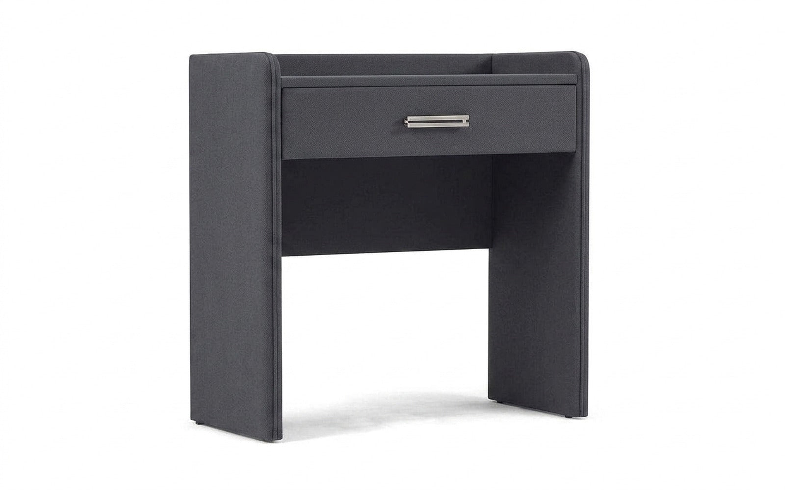 Fransis dressing table in Shammy Frosty fabric, product photo on white background