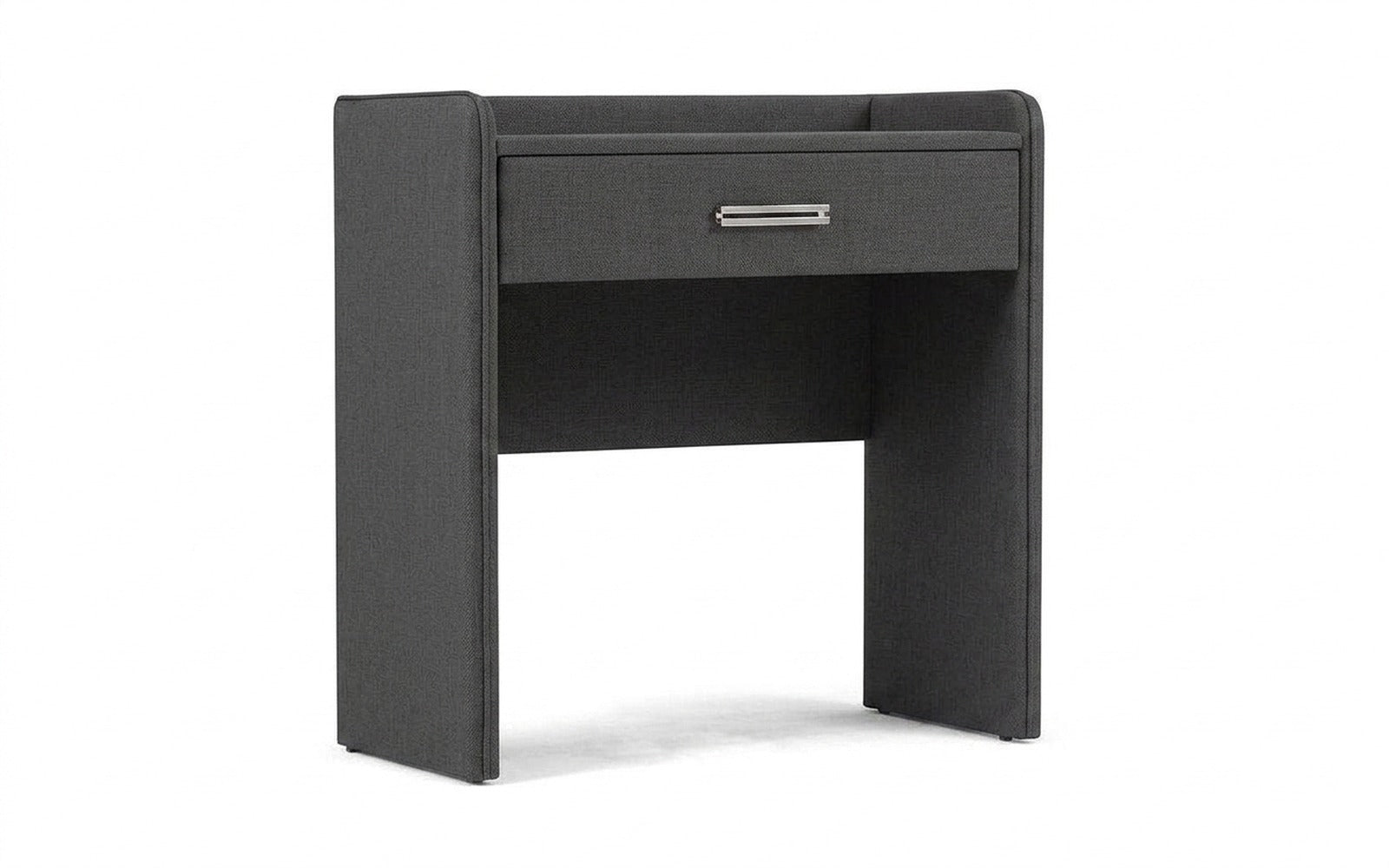 Fransis dressing table in Sky Velvet 16 fabric, product photo on white background