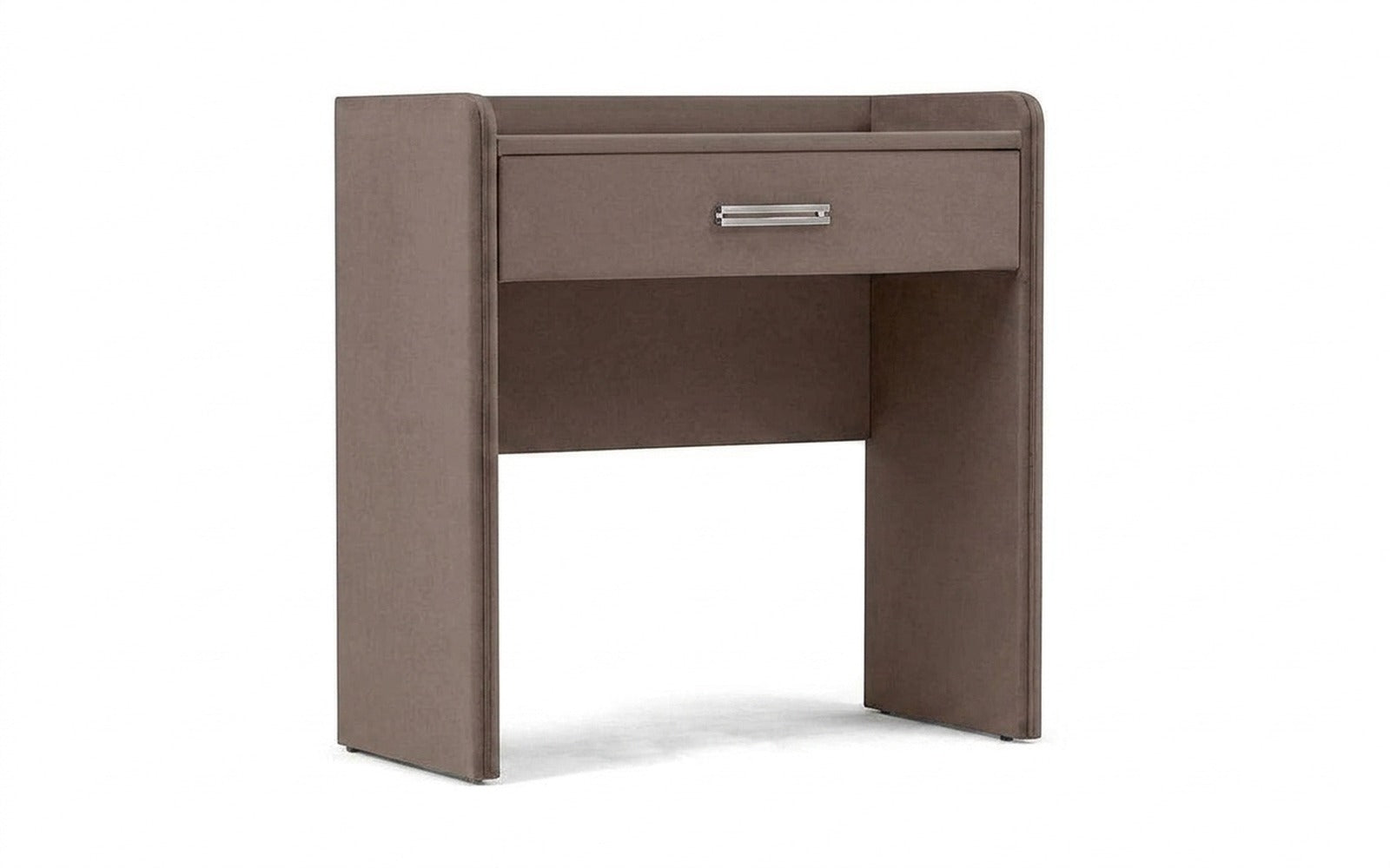 Fransis dressing table in Sky Velvet 17 fabric, product photo on white background