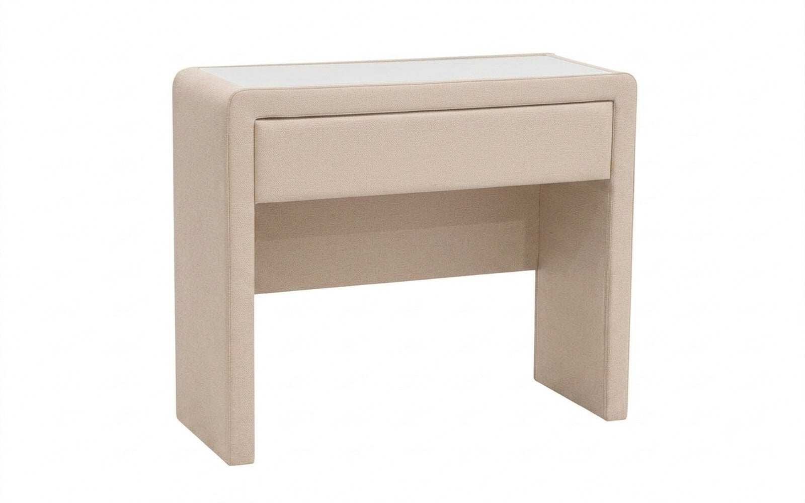 Orly dressing table in Balance 130 fabric, product photo on white background