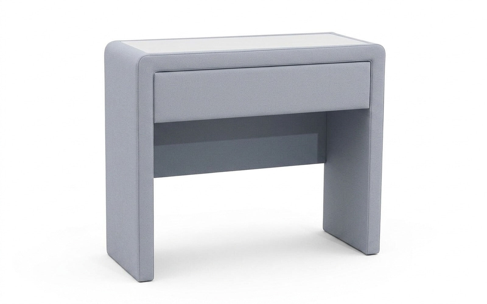 Orly dressing table in Balance 900 fabric, product photo on white background
