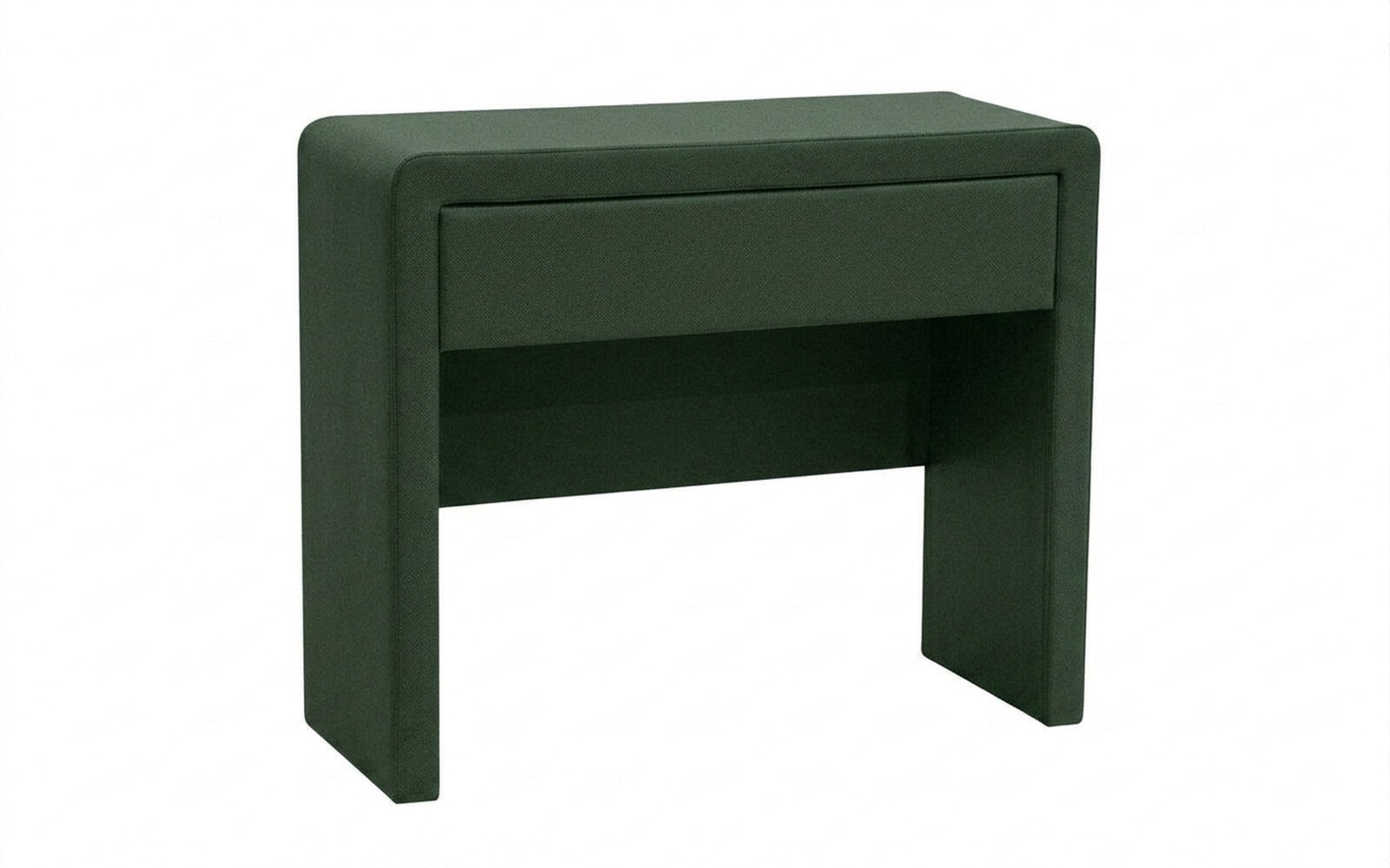 Orly dressing table in Casanova Grass fabric, product photo on white background