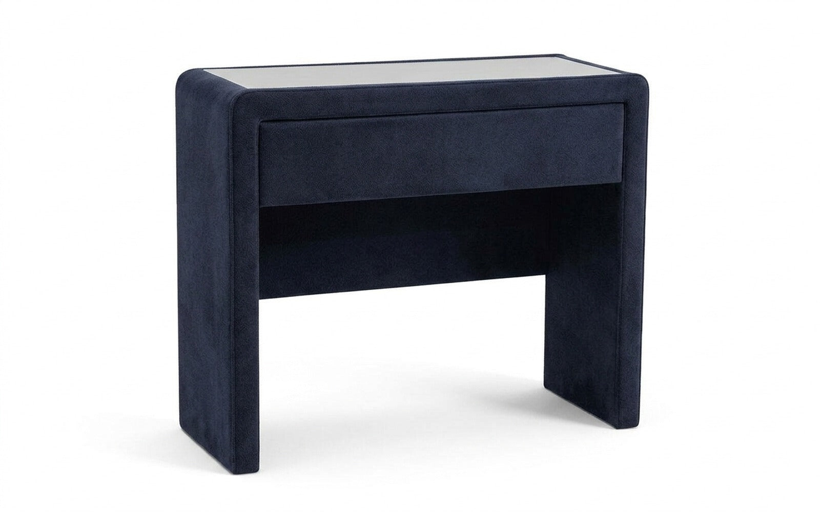 Orly dressing table in Casanova Scandy fabric, product photo on white background