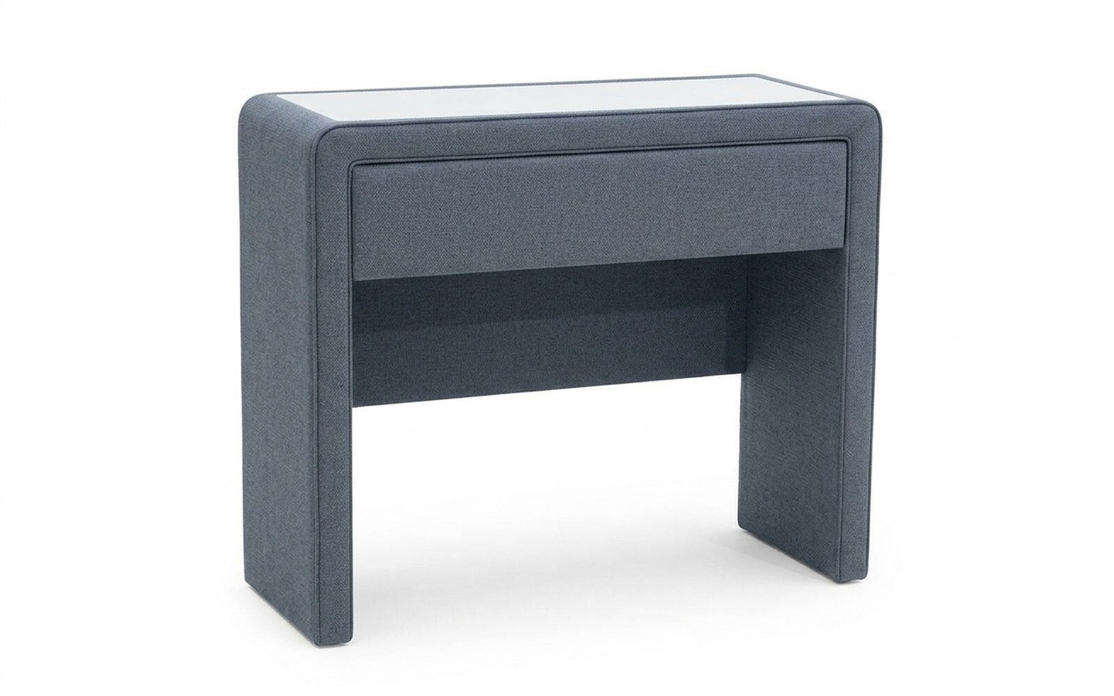Orly dressing table in Dumont 32 fabric, product photo on white background
