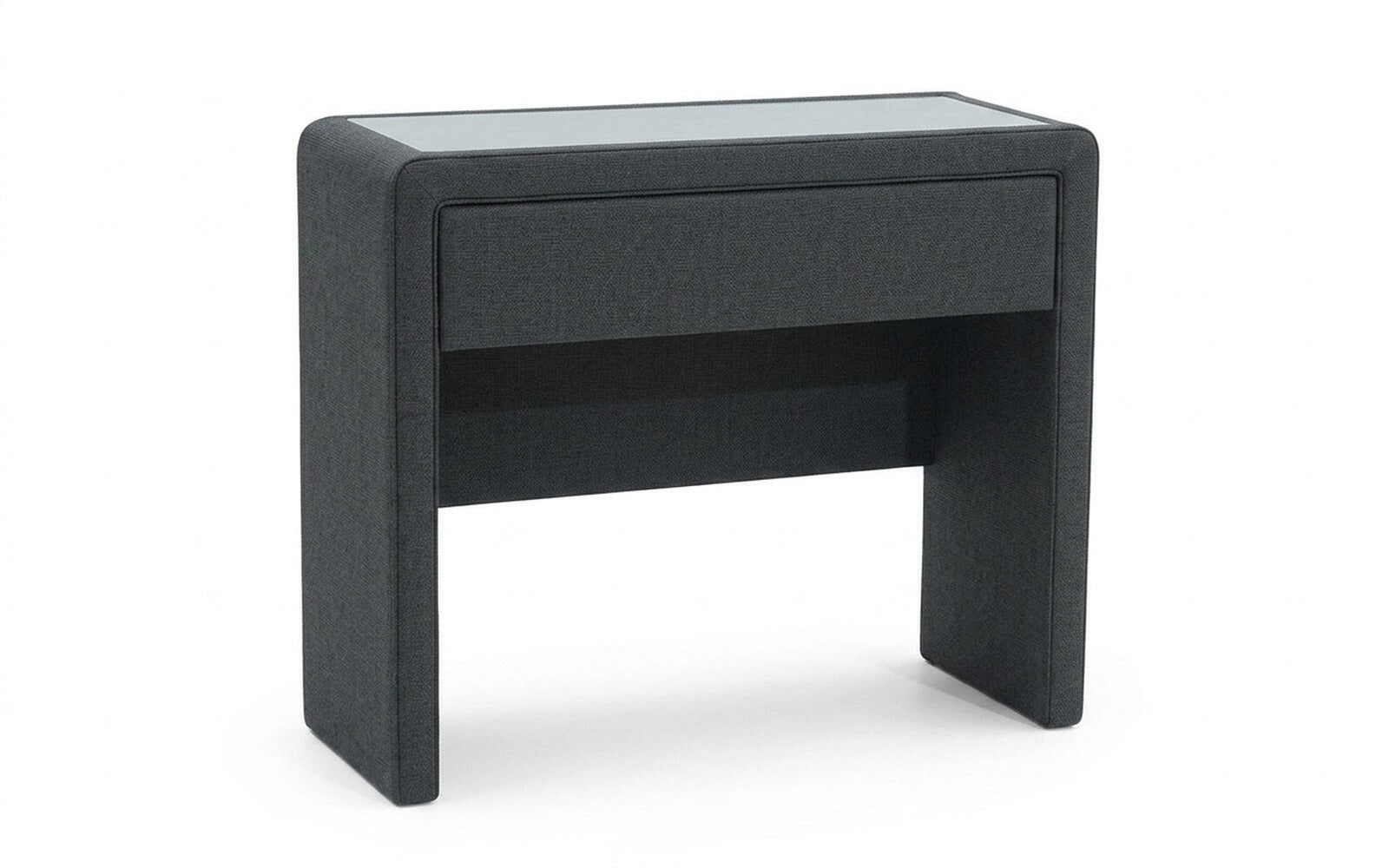 Orly dressing table in Forte 13 fabric, product photo on white background