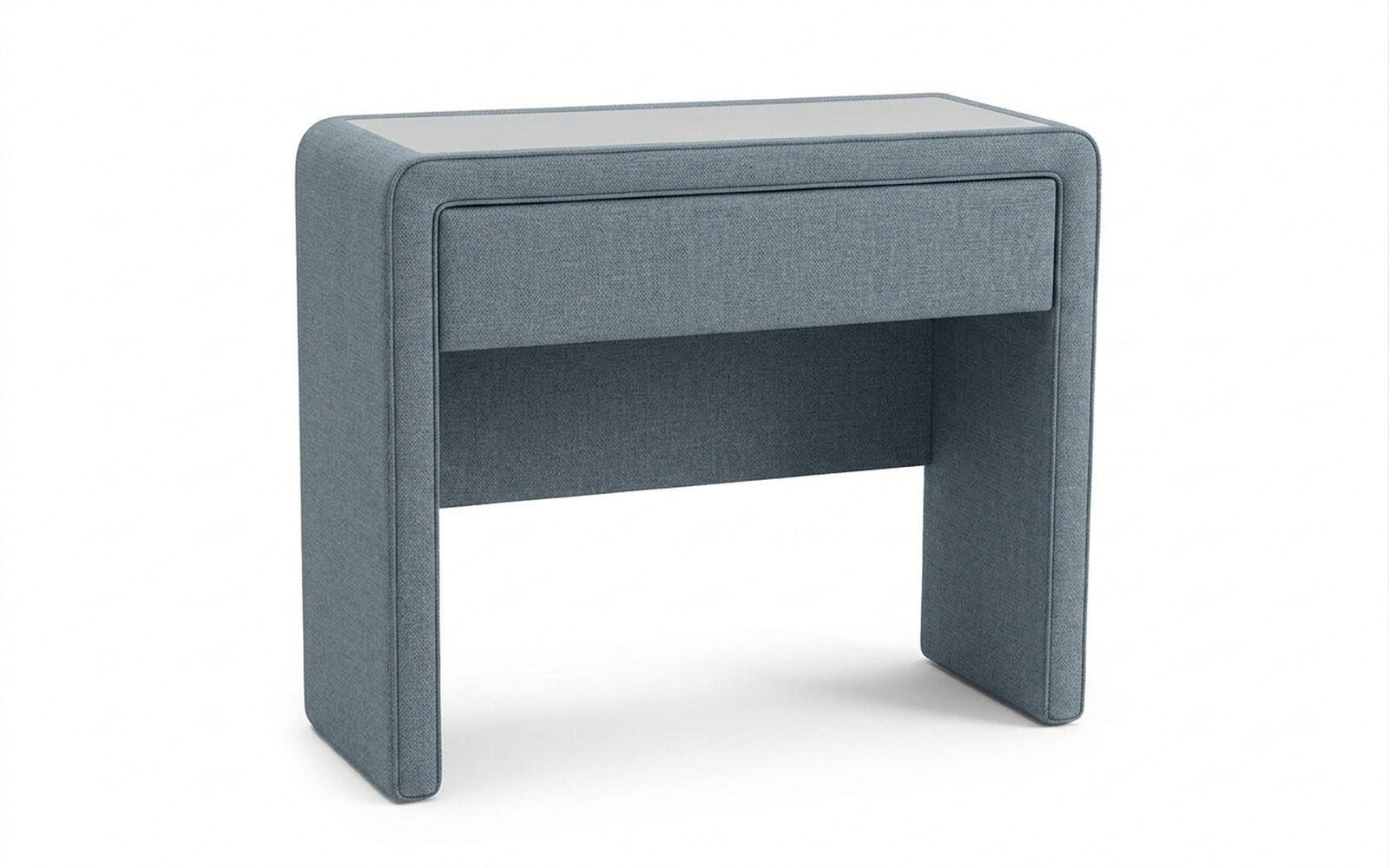 Orly dressing table in Forte 14 fabric, product photo on white background