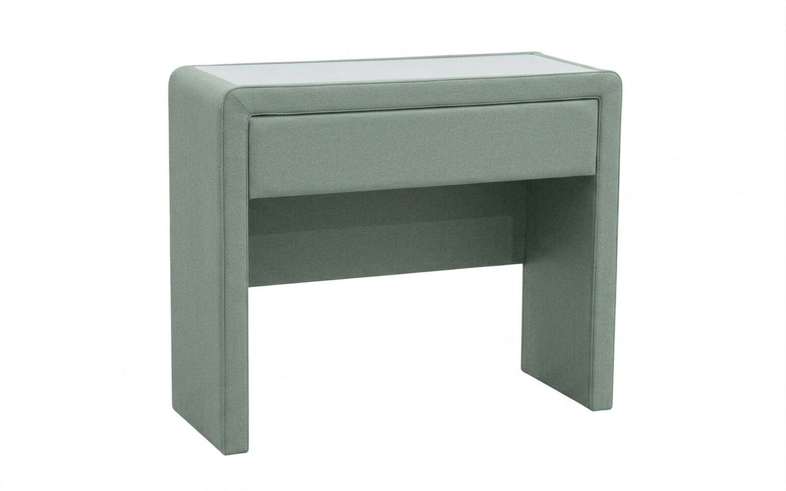 Orly dressing table in Forte 15 fabric, product photo on white background