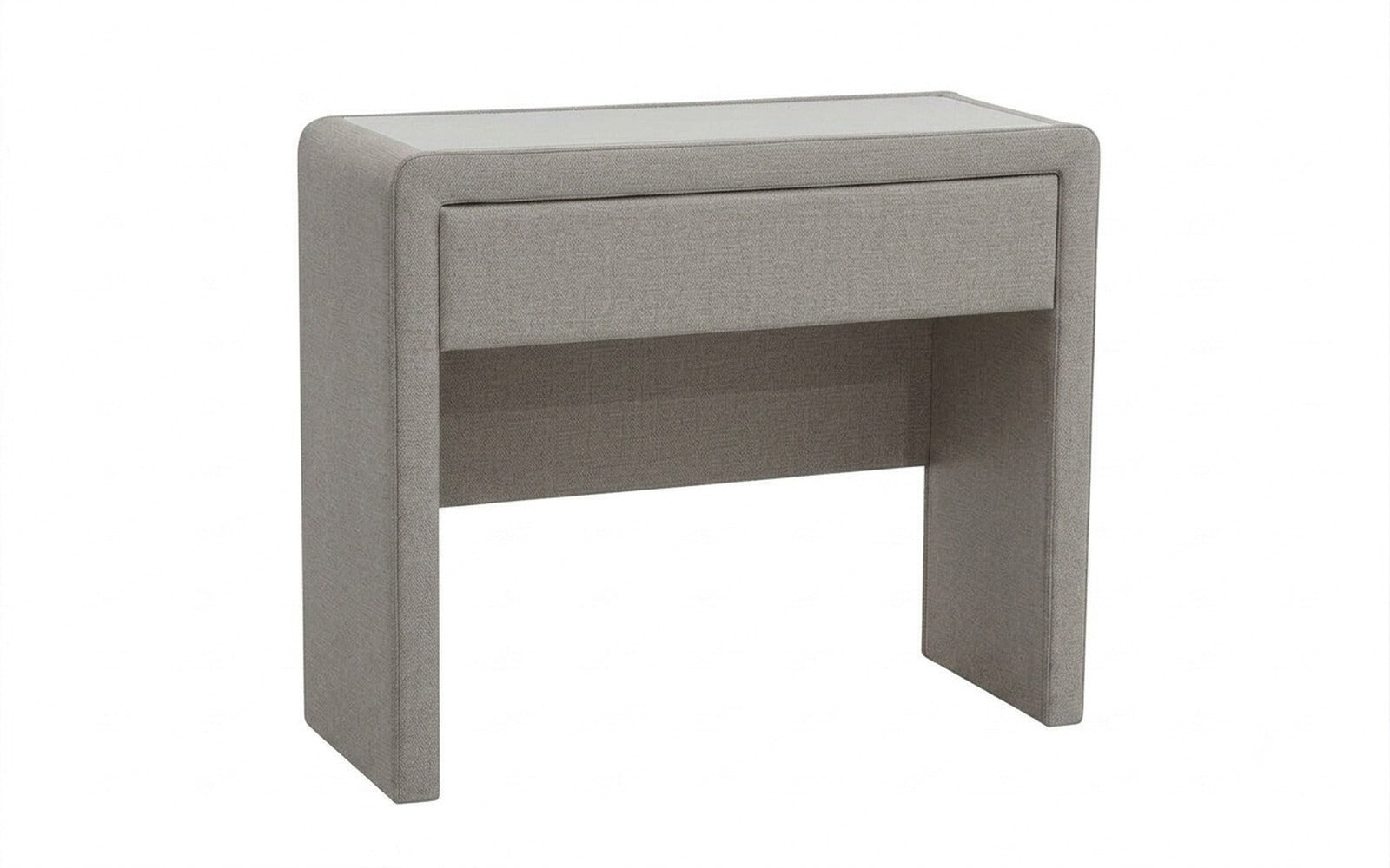 Orly dressing table in Forte 16 fabric, product photo on white background