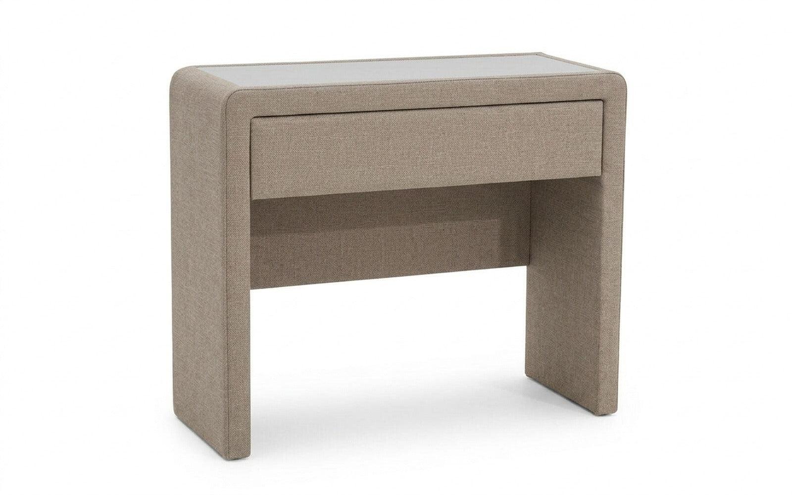 Orly dressing table in Forte 17 fabric, product photo on white background