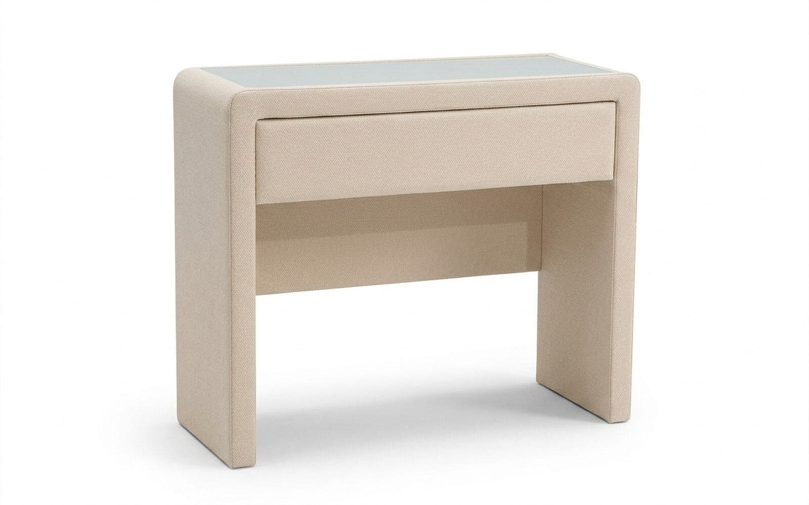 Orly dressing table in Royal I Plombir fabric, product photo on white background
