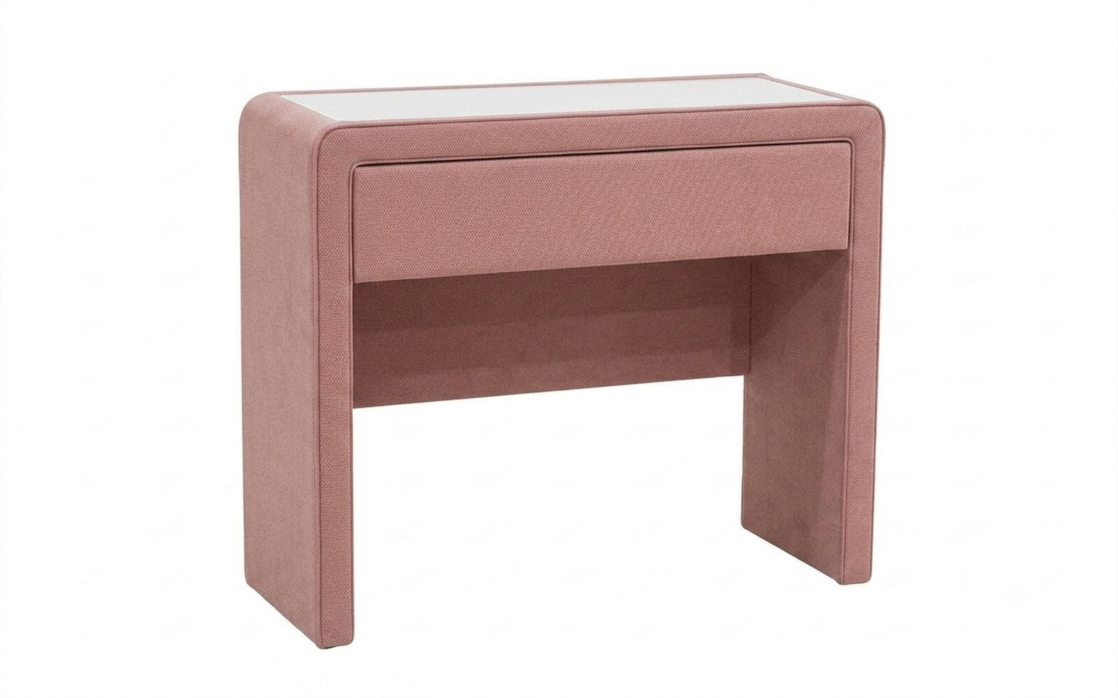 Orly dressing table in Royal I Sorbet fabric, product photo on white background