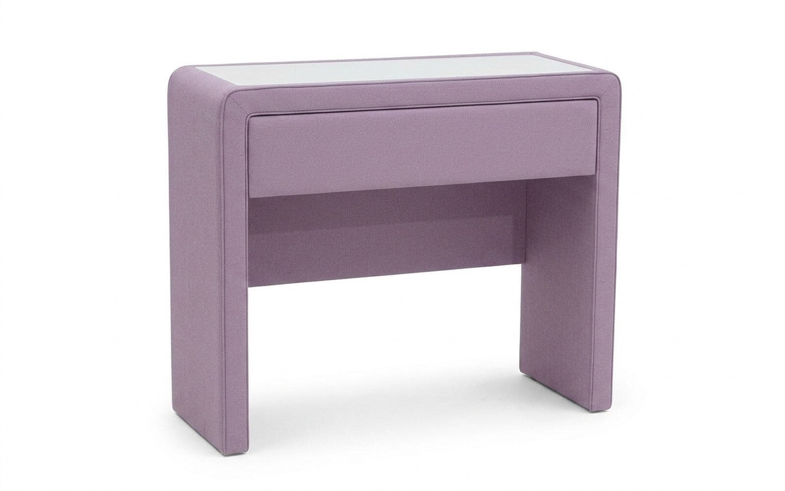 Orly dressing table in Velutto 11 fabric, product photo on white background