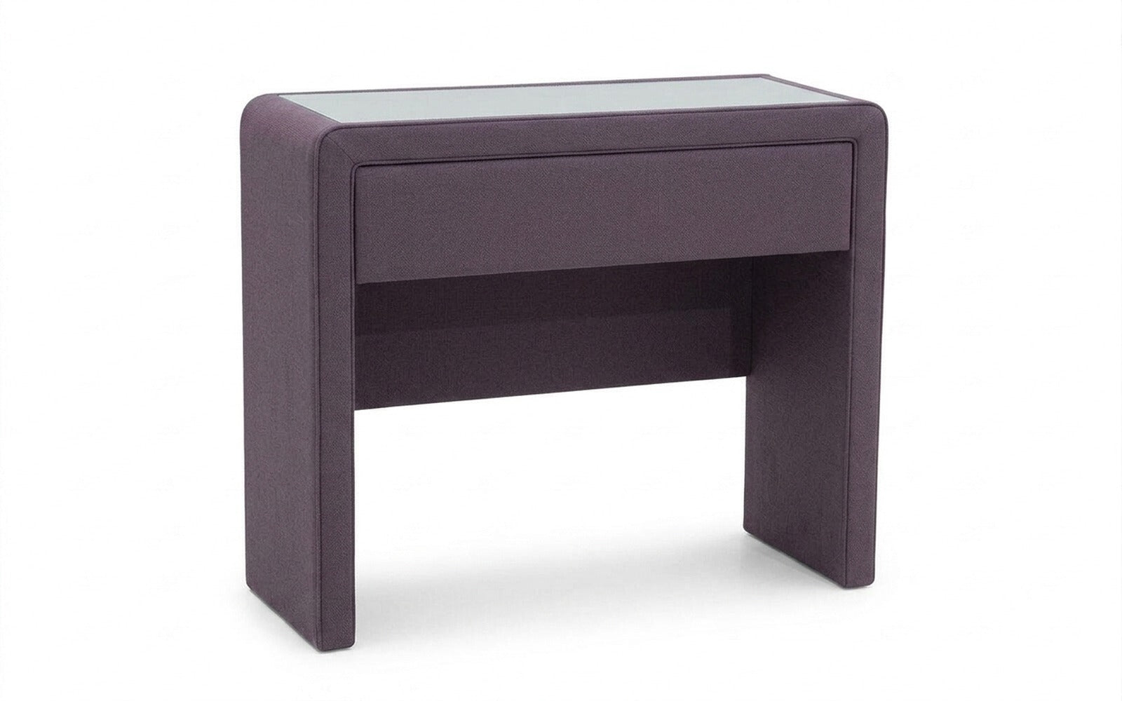 Orly dressing table in Velutto 19 fabric, product photo on white background