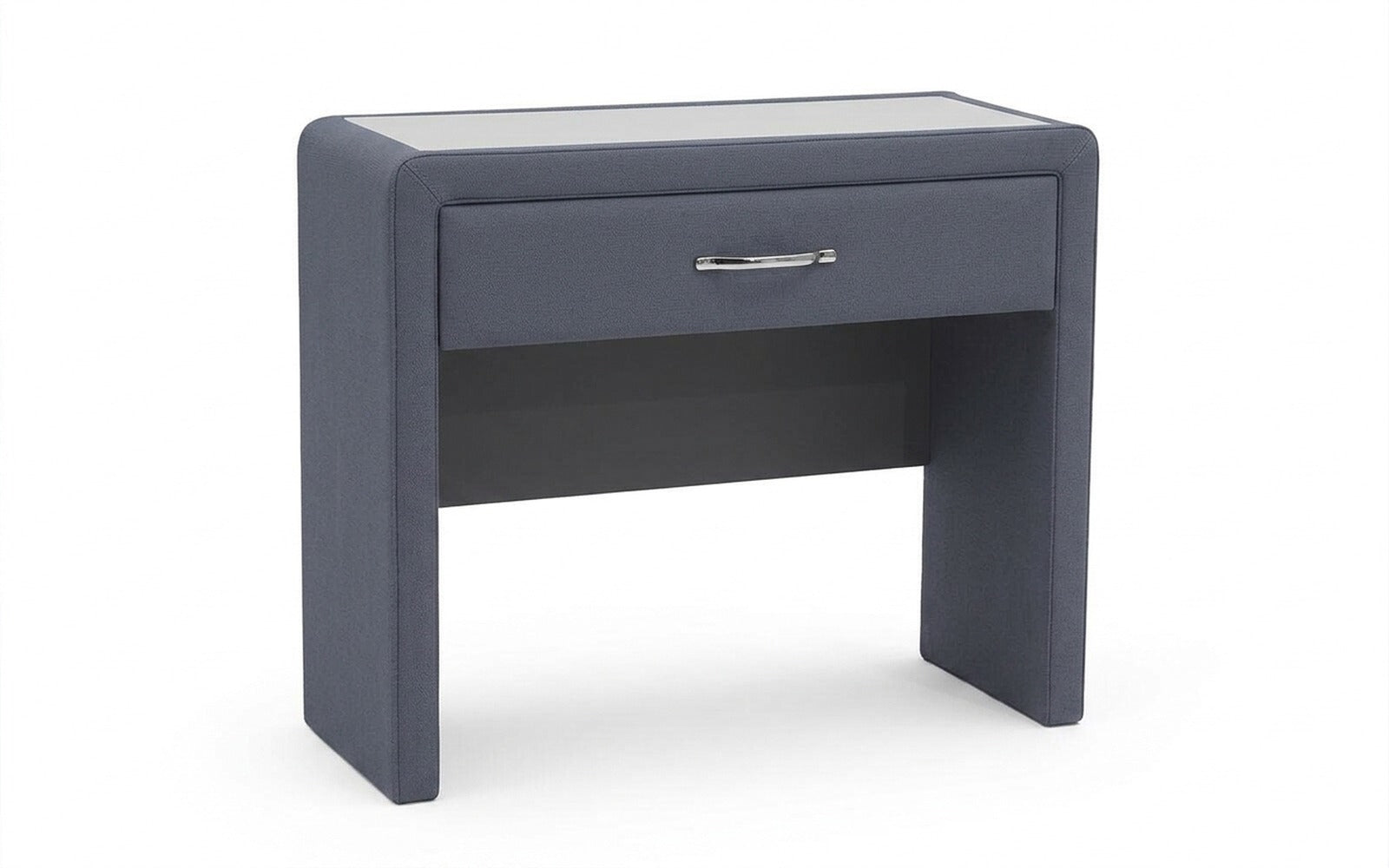 Orly dressing table in Velutto 32 fabric, product photo on white background