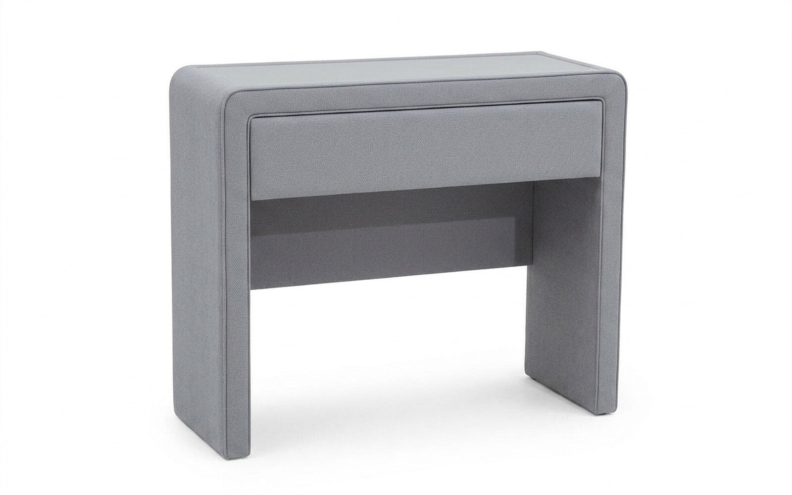 Orly dressing table in Velutto 52 fabric, product photo on white background
