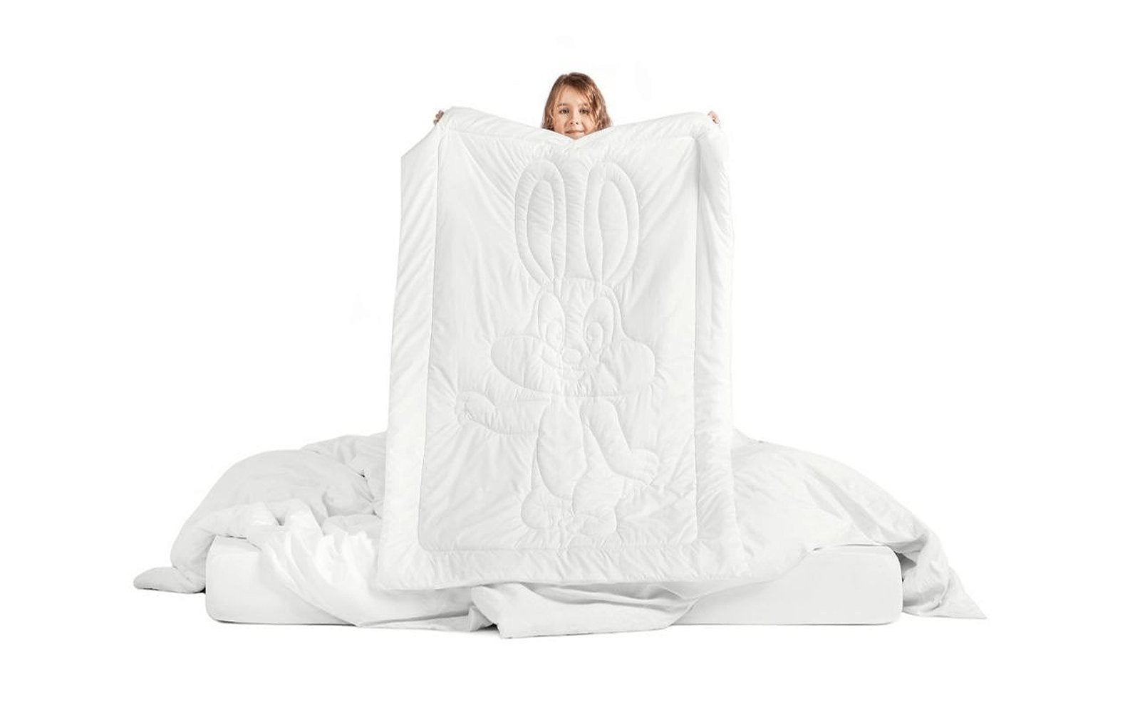 Bunny duvet, product photo on white background, view 2