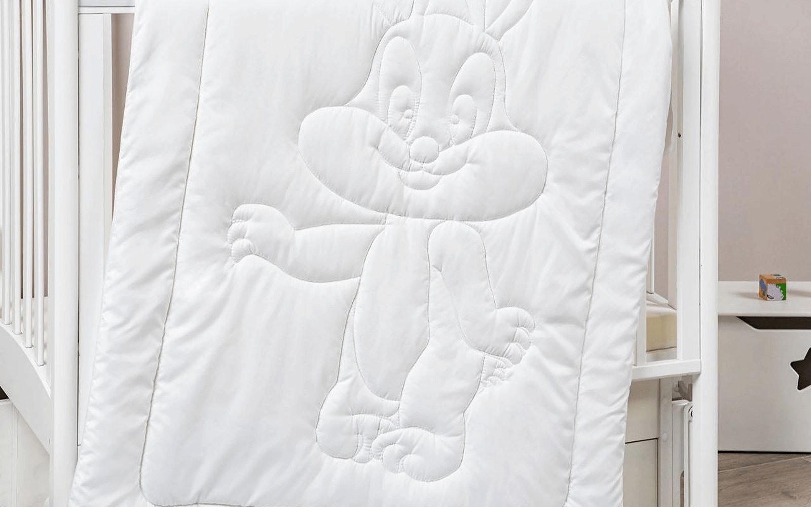 Bunny duvet, product photo on white background, view 4