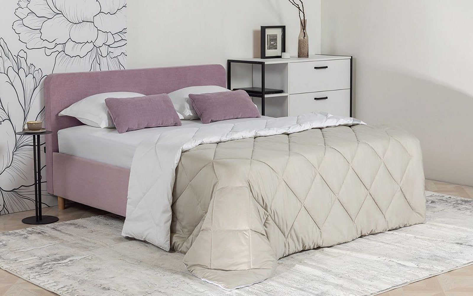 Cloud Duo duvet in a bedroom interior, view 3
