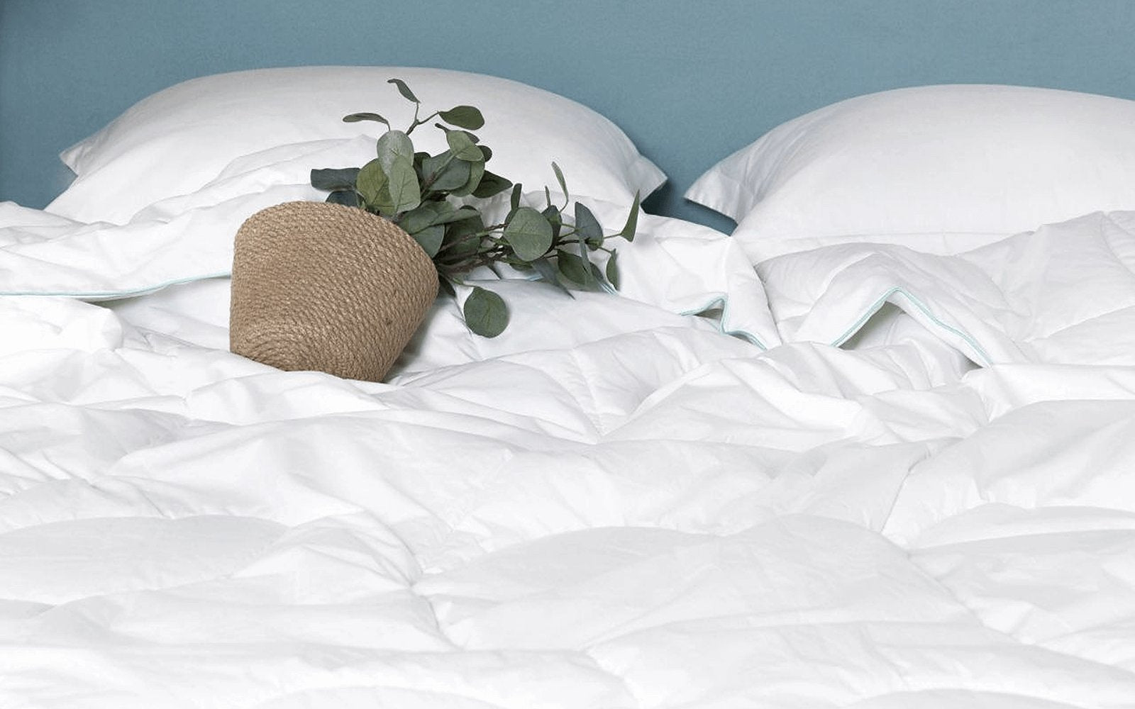 Freshly duvet in a bedroom interior, view 3