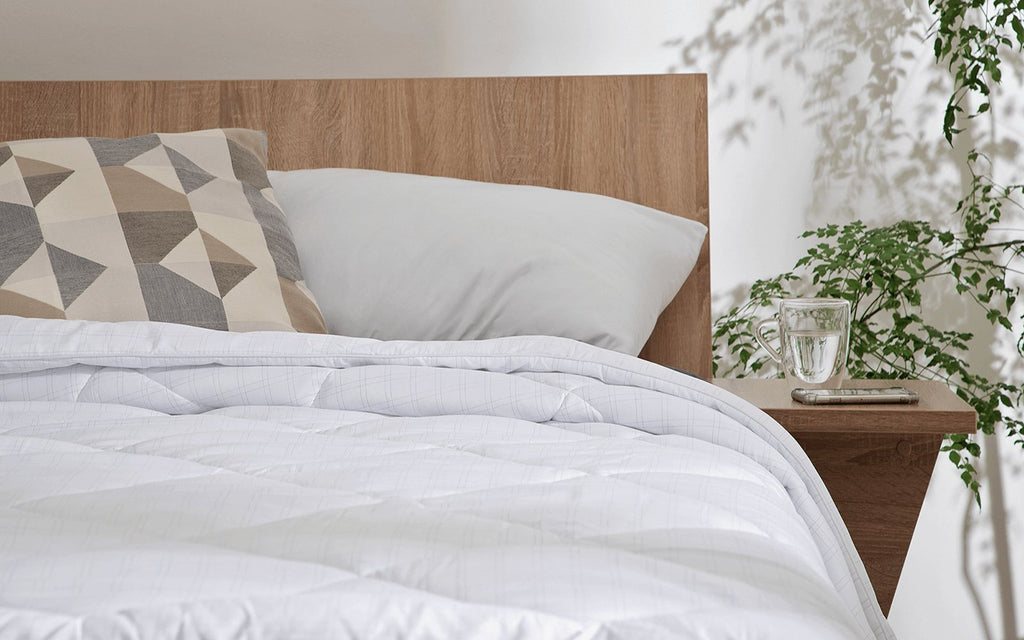 Stress Free duvet in a bedroom interior, view 1