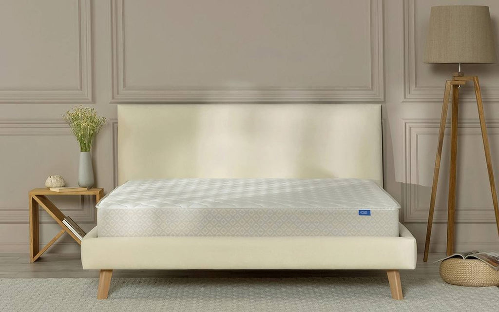 Classic Duo Hard-soft mattress in a bedroom interior, view 4