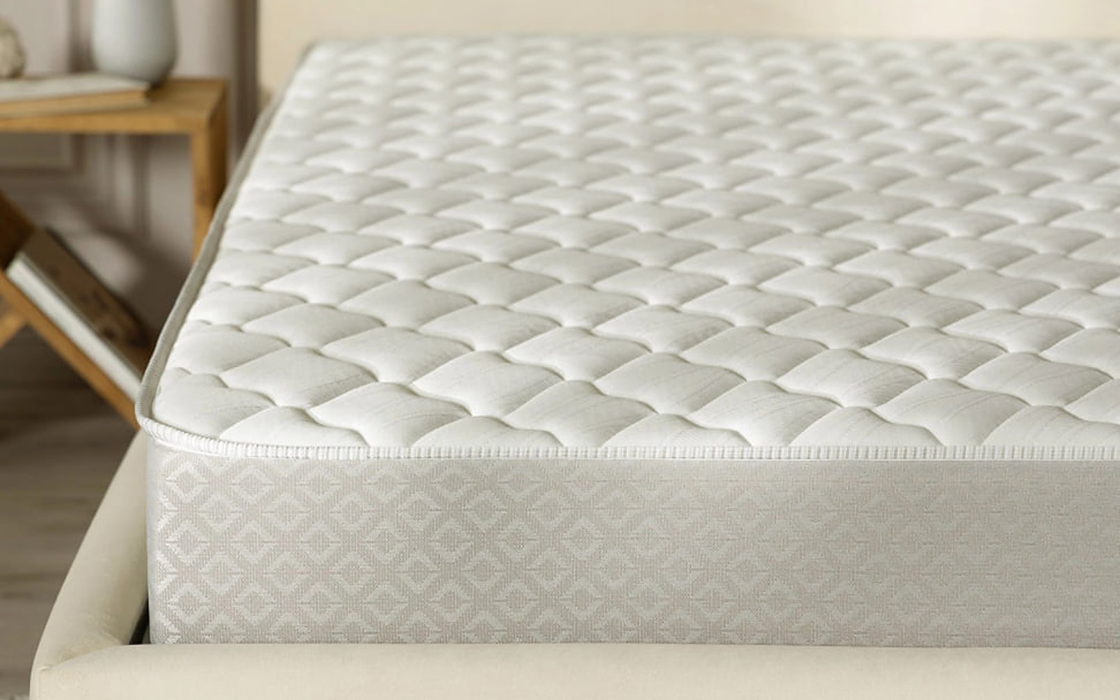 Classic Single Extra Hard mattress in a bedroom interior, view 4