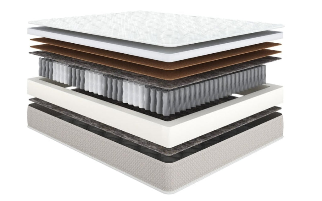 Classic Single Extra Hard mattress, product photo on white background, view 1