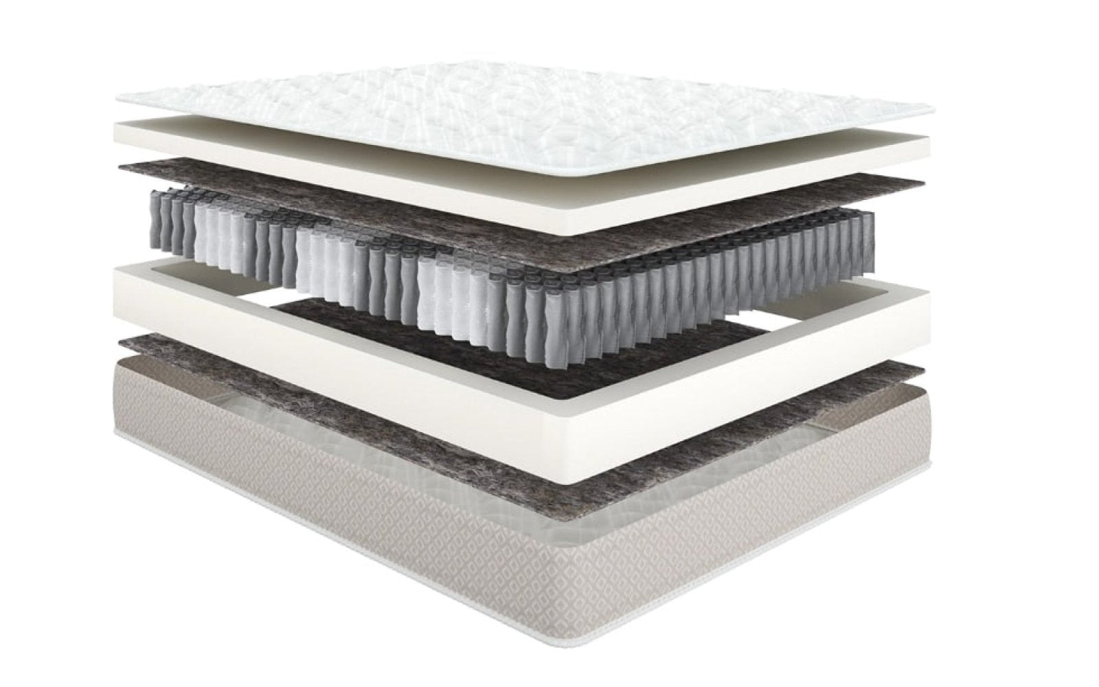 Classic Single Soft mattress, product photo on white background, view 1