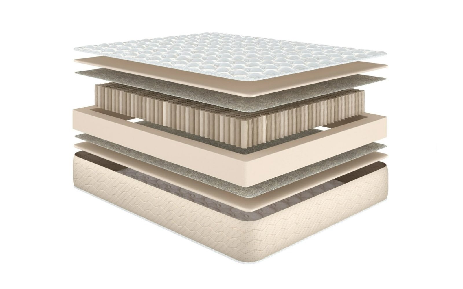 Family Comfort mattress, product photo on white background, view 2