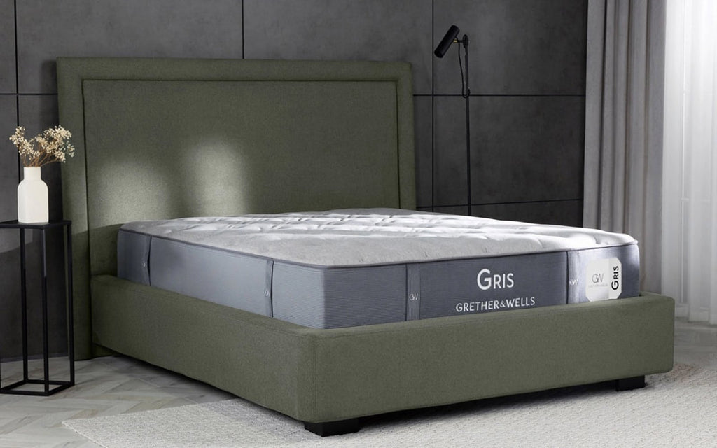 Grether & Wells Gris mattress in a bedroom interior, view 2