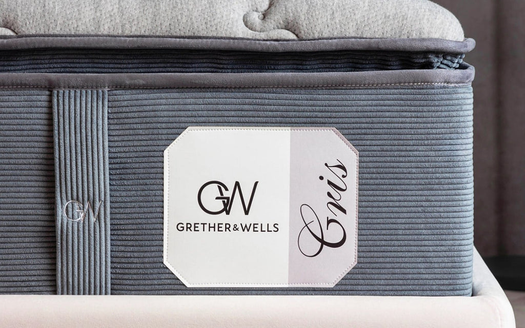 Grether & Wells Gris Imperial mattress in a bedroom interior, view 2