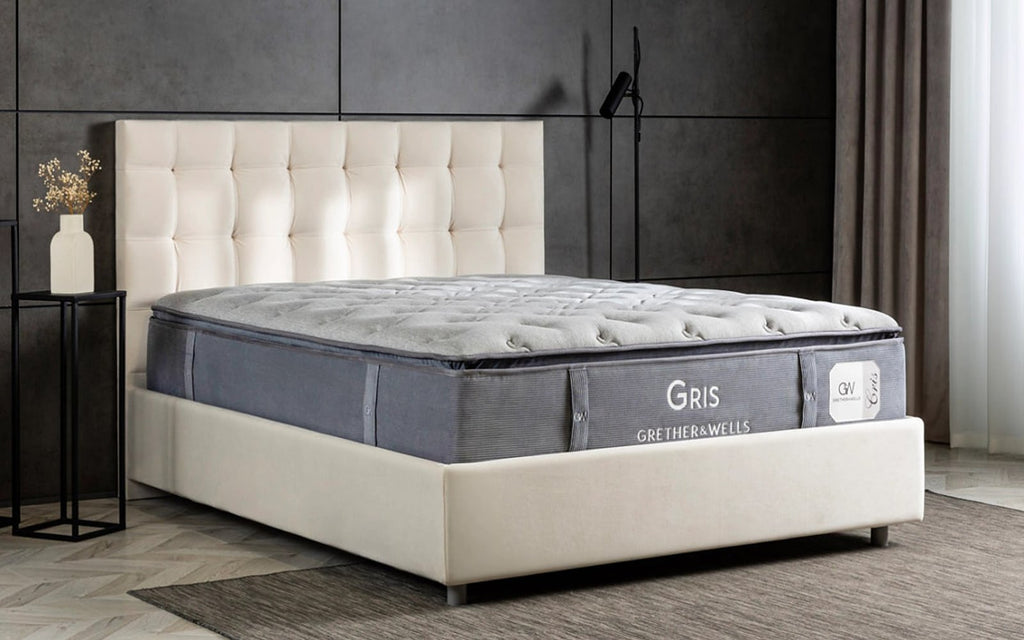Grether & Wells Gris Imperial mattress in a bedroom interior, view 3