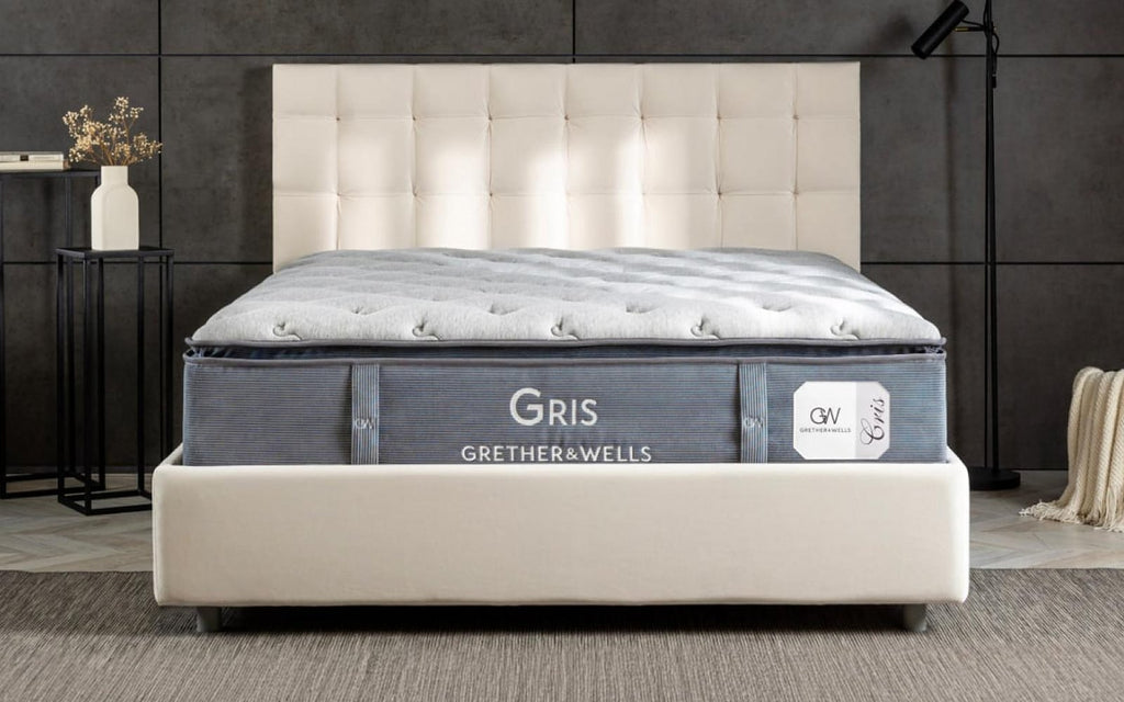 Grether & Wells Gris Imperial mattress in a bedroom interior, view 4
