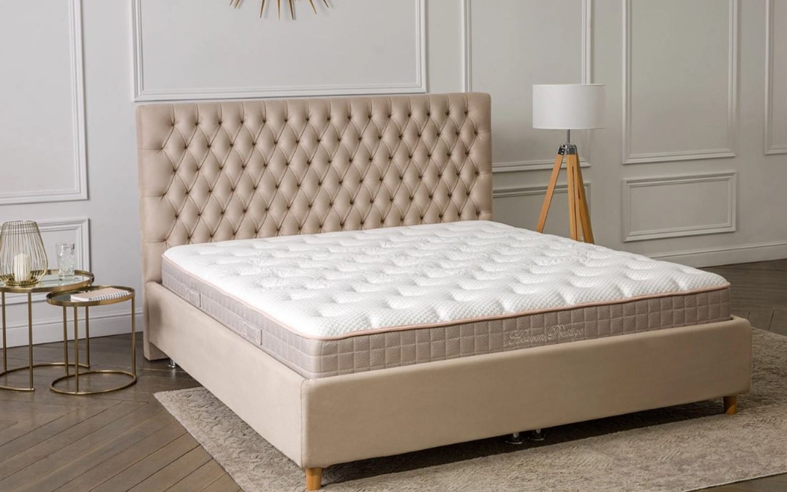 Grether & Wells Heaven Prestige mattress in a bedroom interior, view 2