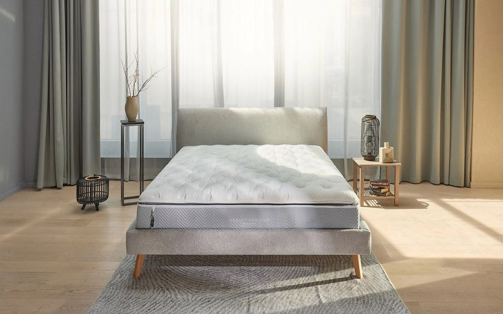 Grether & Wells Luxury Lagoon mattress in a bedroom interior, view 5