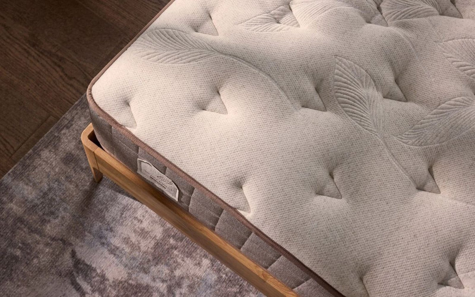 Grether & Wells Noble mattress in a bedroom interior, view 2