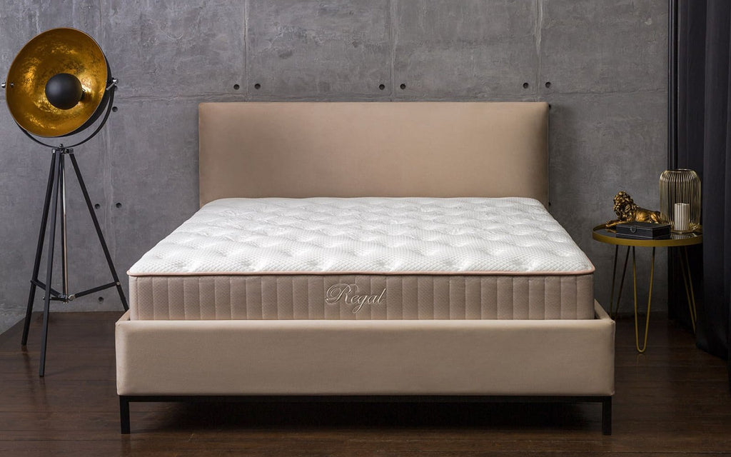 Grether & Wells Regal mattress in a bedroom interior, view 1